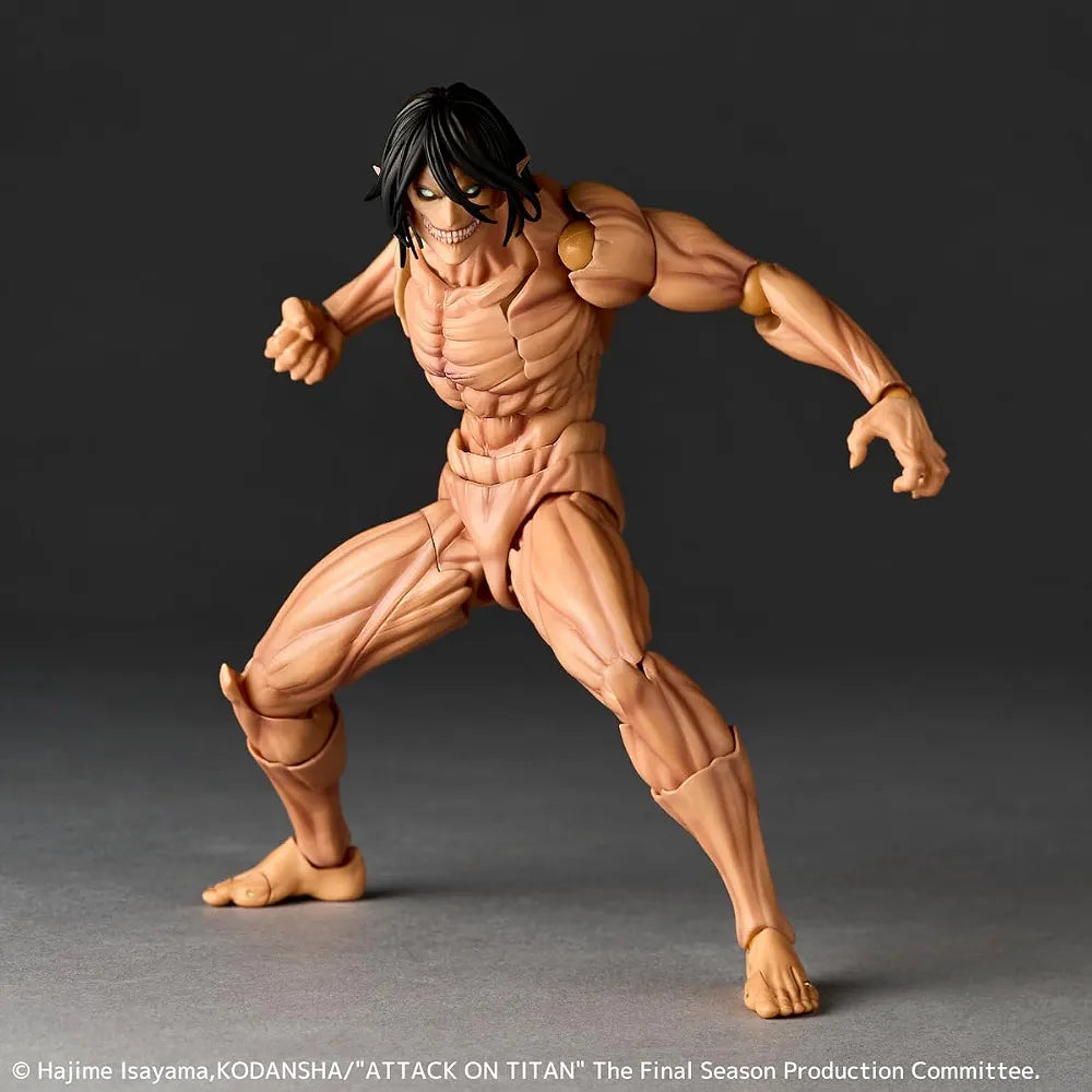 Revoltech Amazing Yamaguchi Attack on Titan Eren Yeager Action Figure
