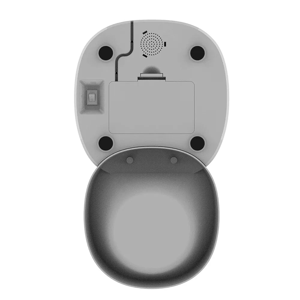 Automatic Pets Feeder Food Dispenser Voice Recorder Button Control