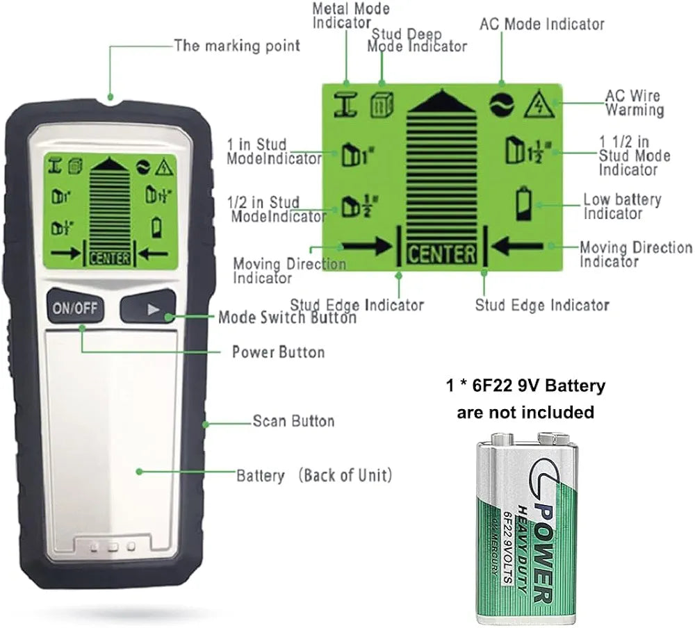 Wall Scanner Stud Finder Wall Scanner 4in1
