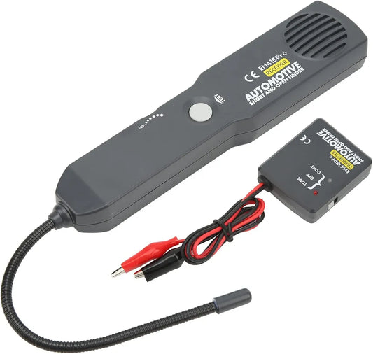 Circuit tester Detect intermittent circuit issues by flexing wires and listening for tone changes on the receiver