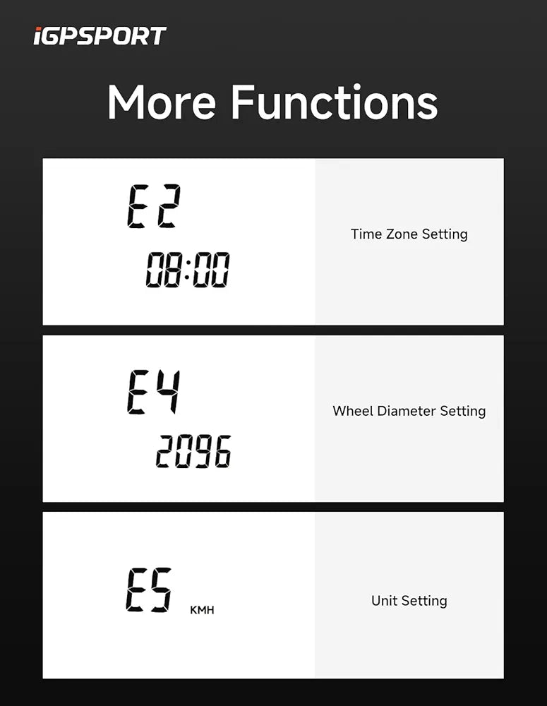 iGPSPORT BSC100S Bicycle/Bike Computer Wireless, 2.6-inch LCD Display GPS Bike Computer