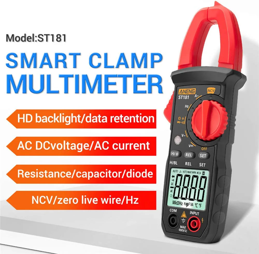 ANENG ST181 4000 Counts Digital AC Current Clamp Meter