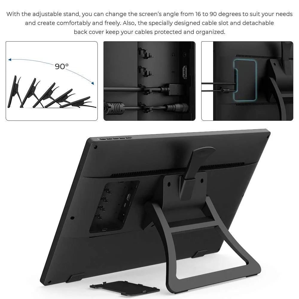 XP-PEN Artist 22 (2nd Gen) 21.5" Drawing Tablet with 1080P Display with 86% NTSC Color Gamut, Battery-Free Stylus and Adjustable Stand, Supports Windows and Mac