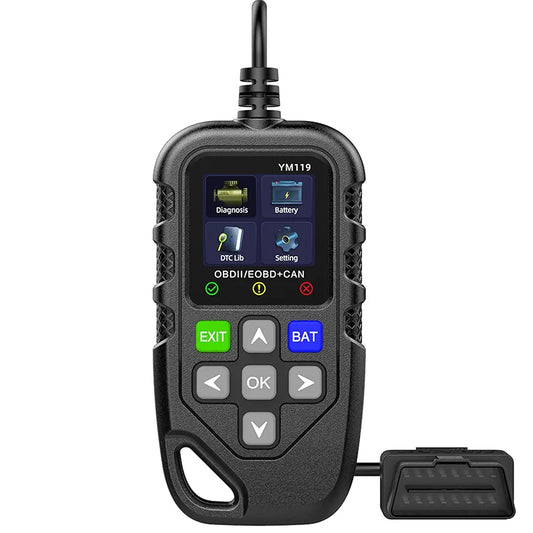 Diabit YM119 OBD2 Scanner Diagnostic Tool Enhanced Vehicle Code Reader Professional OBDII Diagnostic Code Reader Tool for Check Engine Light