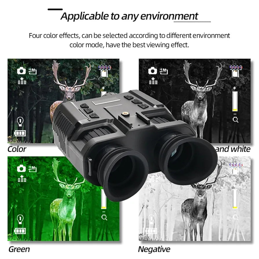 NV8000 Night Vision Goggles for Adults, 3D Head Mounted Night Vision Binoculars 8X Digital Zoom FHD Hands Free Nightvision Goggles for Helmet