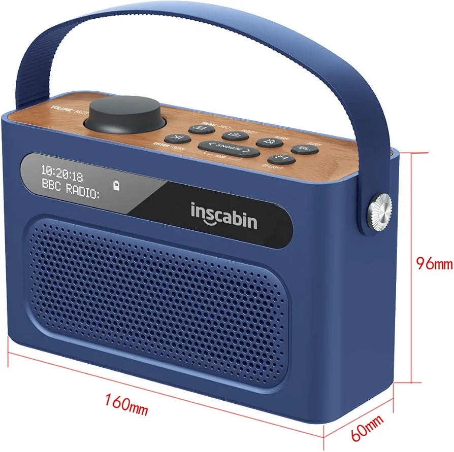 DAB/DAB + FM Digital Radio/BT Wireless Speaker Stereo Sound Alarm Cloc