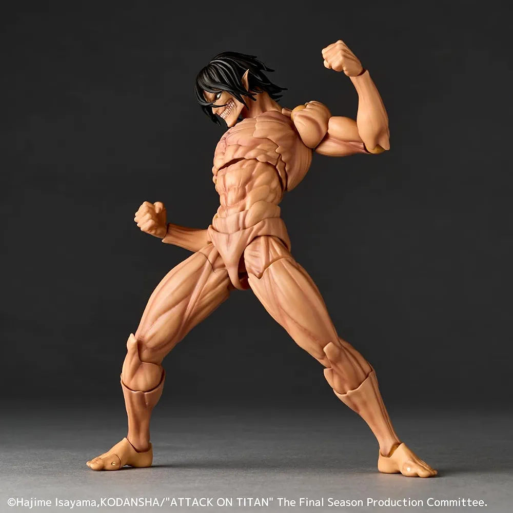Revoltech Amazing Yamaguchi Attack on Titan Eren Yeager Action Figure