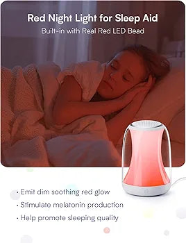 White Noise Sound Machine Baby, Hotmoon Smart Night Light, Time-to-Rise Toddler Sleep Trainer, Adult Kids Alarm Clock, App Control Nursery Lamp, Infant Baby Soother, Newborn Essentials Must Haves Gift