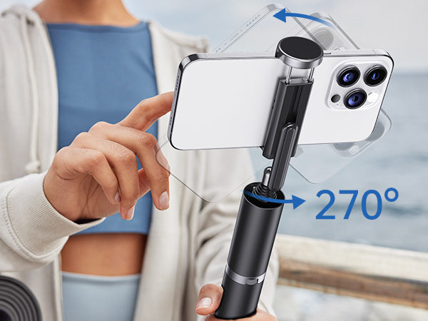 ATUMTEK Selfie Stick Tripod, Extendable 3 in 1 Aluminum Bluetooth Selfie Stick with Wireless Remote and Tripod Stand for iPhone Samsung Smartphones