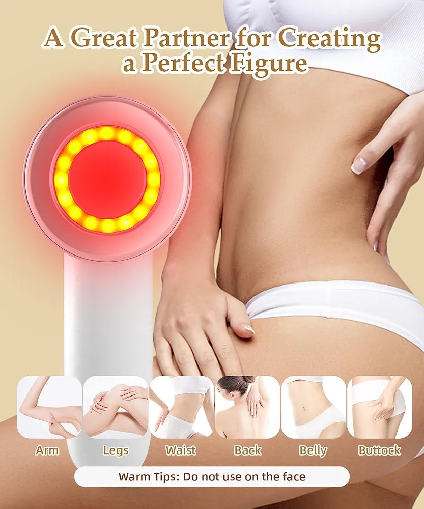 Body Sculpting Machine, Electric Cellulite Massager Handheld Cordless Massager for Belly Fat, Waist, Arm, Hip, Leg, Best Gift for Man&Women