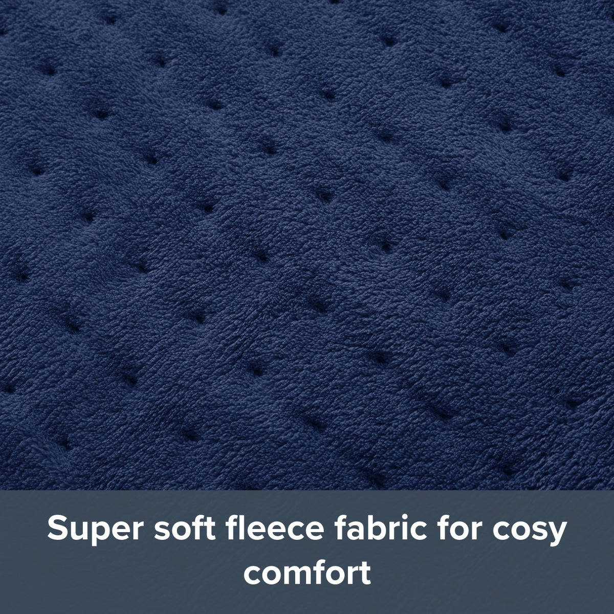 Silentnight Comfort Control Electric Heated Throw - Navy