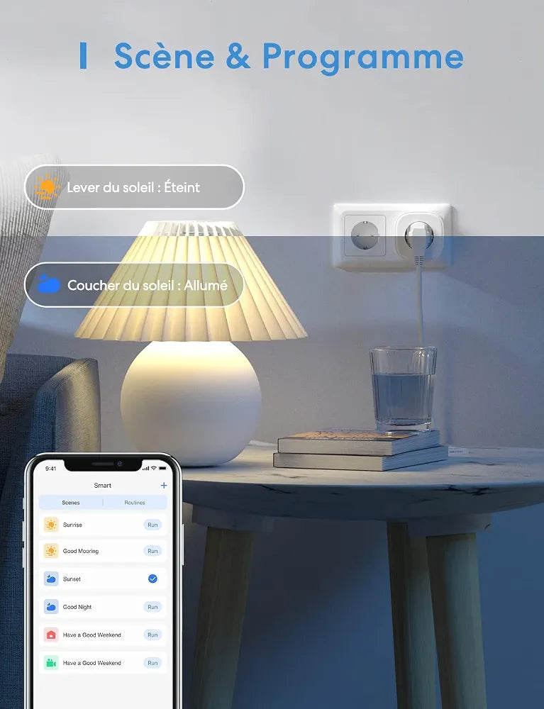 Meross WiFi Smart Socket Works with Alexa, Apple HomeKit and Google Home
