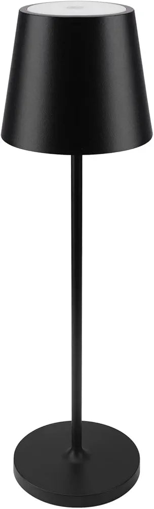 LED Table Lamp with Contact Charging Base 2W 3000K Rechargeable IP54 Outdoor/Indoor Black