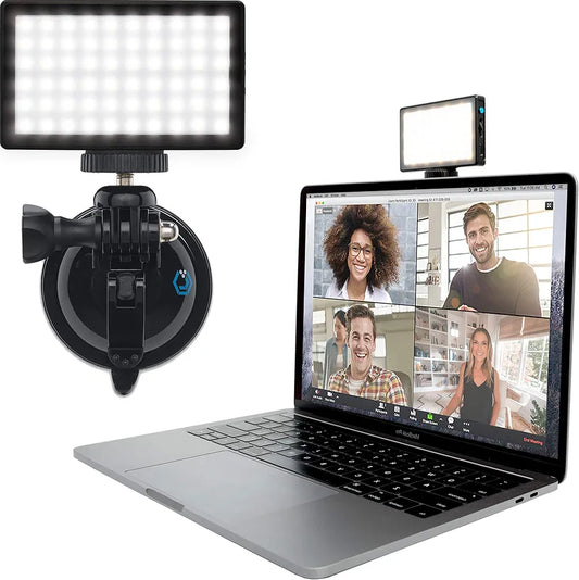 Lume Cube Video Conference & Broadcast Lighting | Computer Light for Video Conferencing, Live Streaming, & Remote Working | Adjustable Brightness & Color Temperature