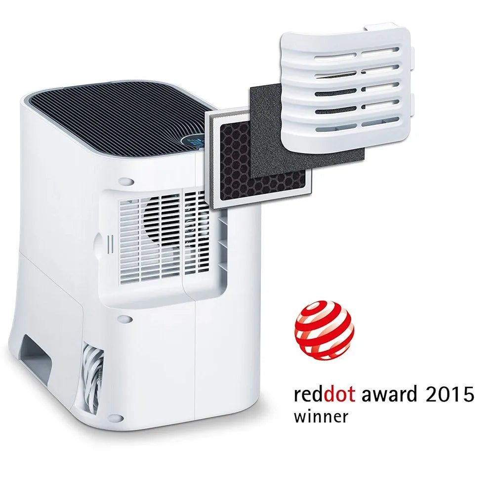 Beurer LR 330 Comfort Air Purifier, air purification and humidification in one device, ideal room climate for allergy sufferers