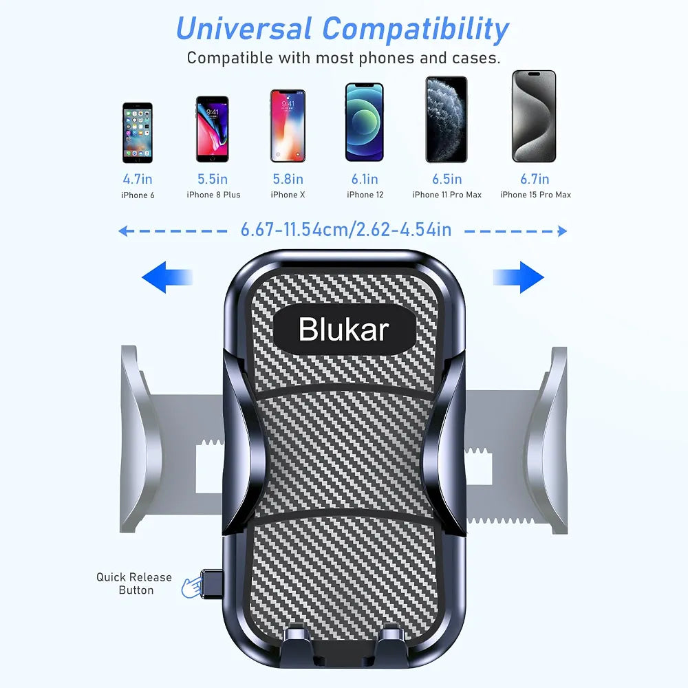 Blukar Car Phone Holder 360 Adjustable