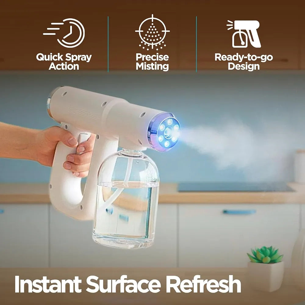 Blue Ray Mist Sprayer Gun ULV Atomizer Sprayer Fine Mist Spray
