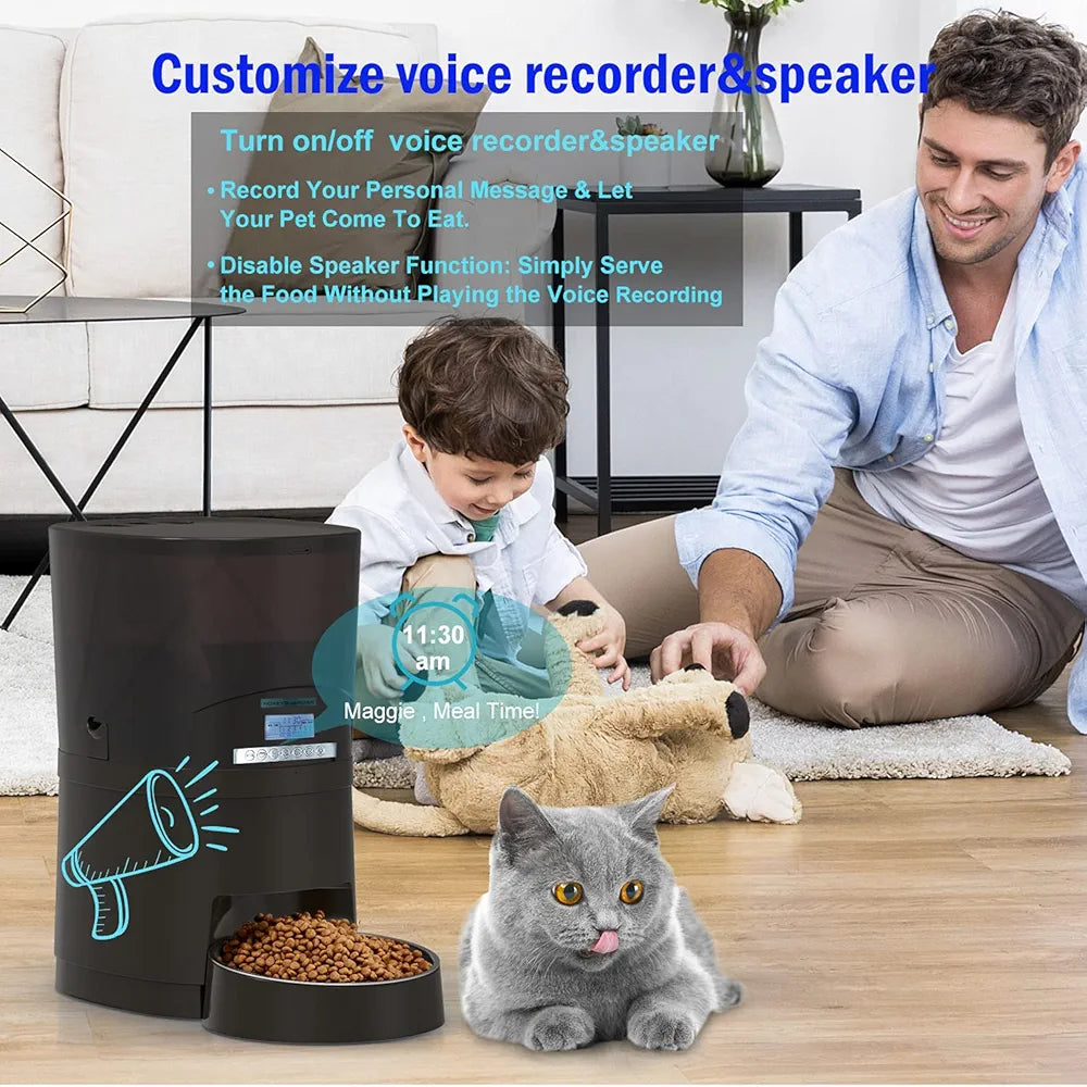 honeyguaridan A68 Automatic Pet Feeder, 7 L