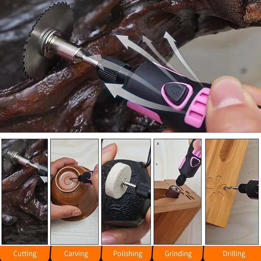 Jangk Life Electric Drill Grinder Mini Drill Electric Rotary Tool Grinding Machine