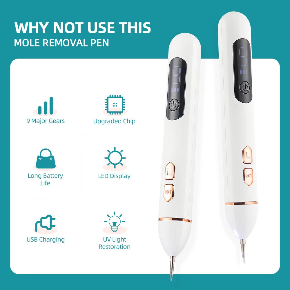 Laser Plasma Pen Mole Removal