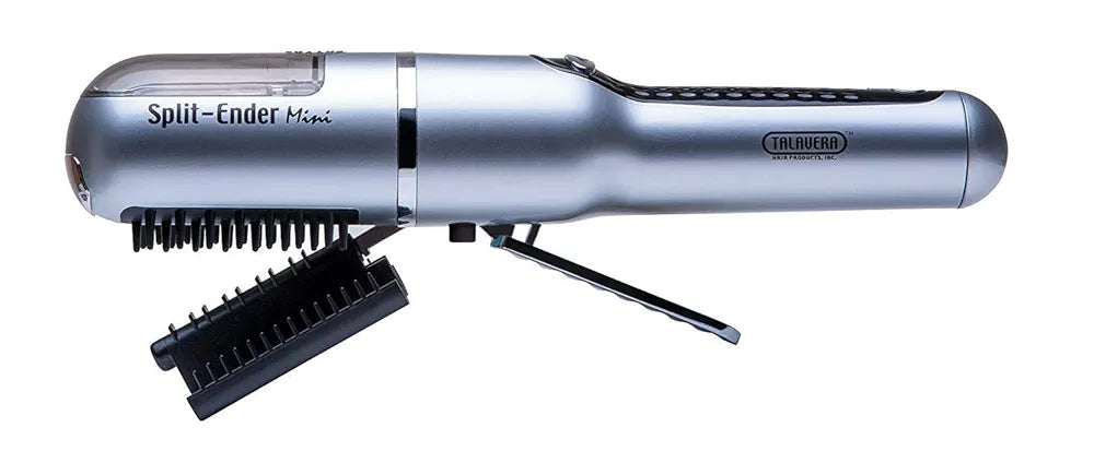 Split Ender Mini Portable Cordless Split End Hair Trimmer for Dry, Damaged and Brittle Split Ends - Silver