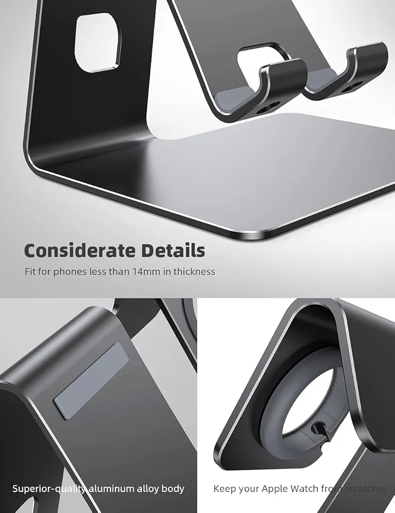 Eono Elegant & Sleek design, Lifetime warranty, Protect the devices from scratches and sliding, Space-saving, Sturdy & Smooth aluminum alloy