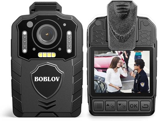 BOBLOV Body Camera Battery Night Vision Body Cam