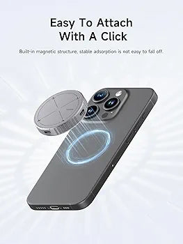 Hagibis Magnetic M.2 2230 NVMe SSD Enclosure with Magsafe for iPhone 16 15 Pro Max ProRes, USB C 3.2 Gen2 10Gbps to NVMe Adapter, Aluminum External SSD Case for MacBook, iPad Pro, Android (MC100)