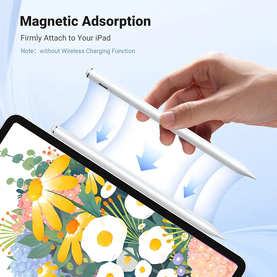 UGREEN Stylus Pen Compatible for iPad Pencil Precise and Smooth Include 3 Replacement Nibs Compatible with iPad 6/7/8/9/10/Pro 11 12.9 Inch/Air 3/4/5, Mini 5/6 Gen