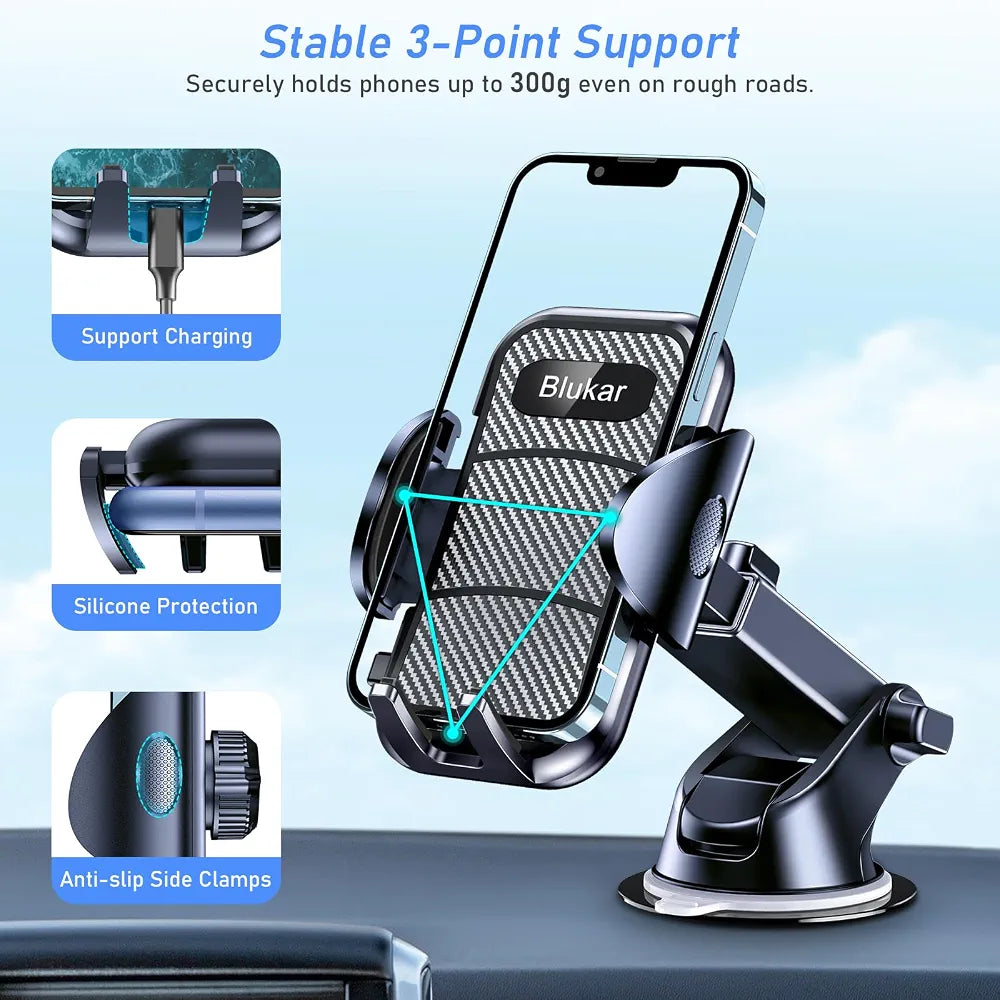 Blukar Car Phone Holder 360 Adjustable