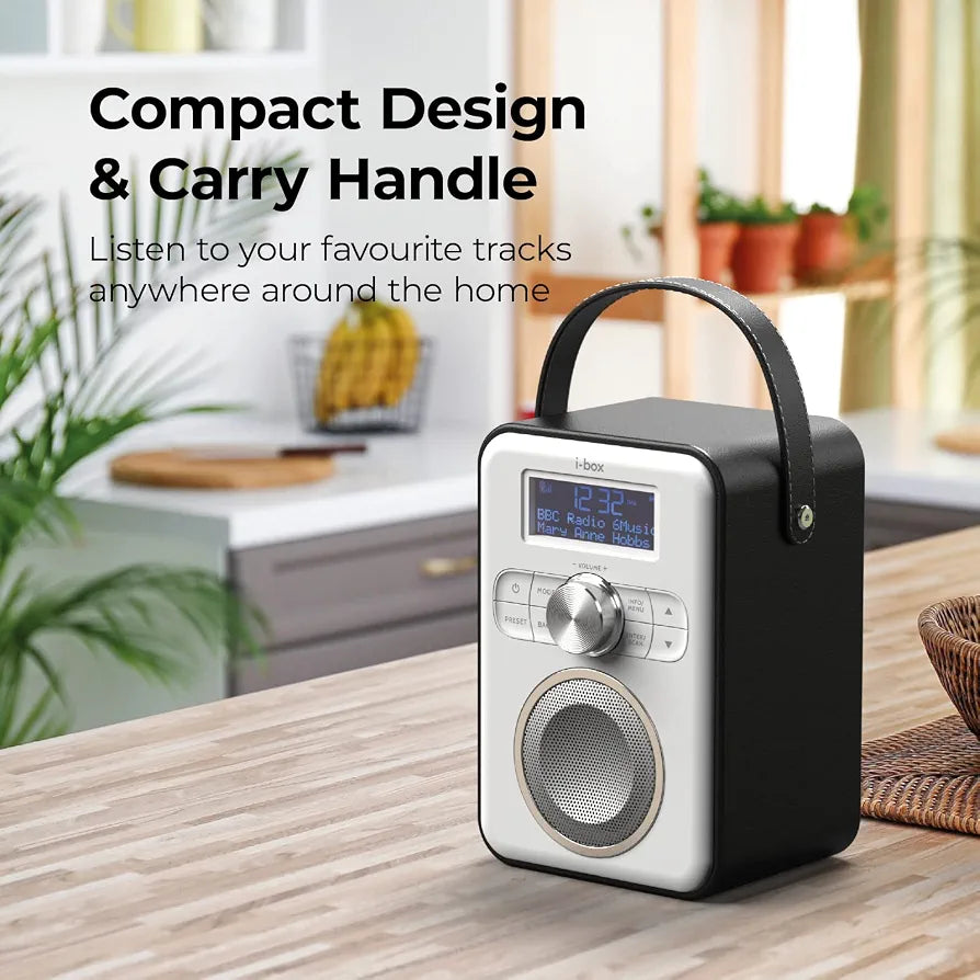 i-box Tune DAB/DAB Plus FM Radio Portable Bluetooth Speaker Stereo