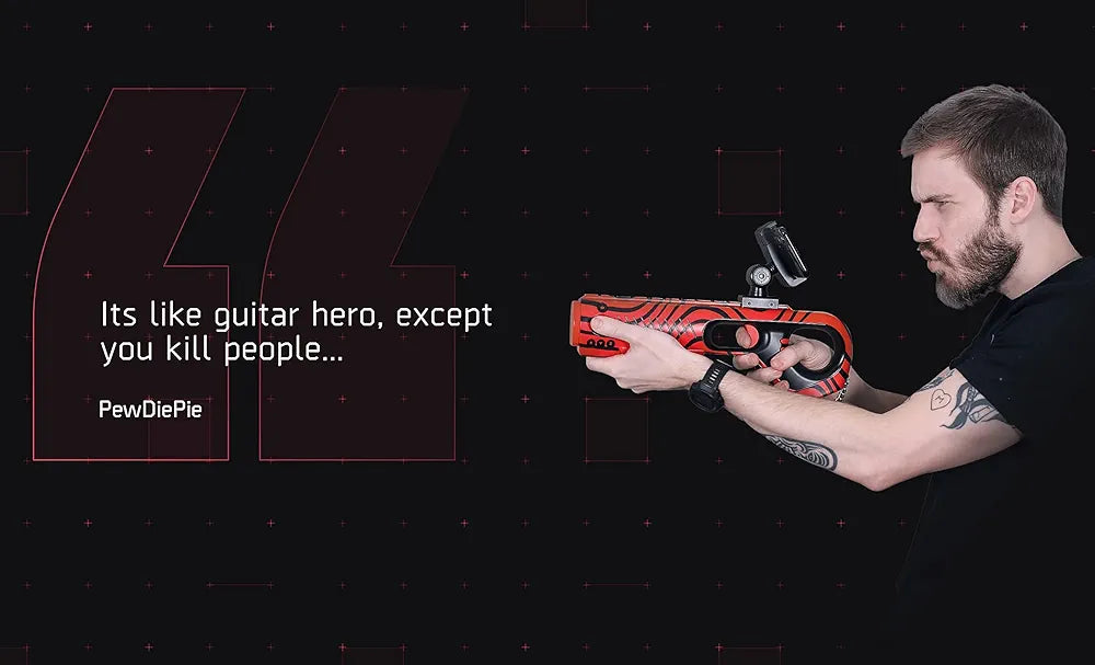 Arkade Motion Blaster Virtual Reality Gaming Gun Controller with Bluetooth Connectivity and Built in Haptics (PC, Android, IOS)