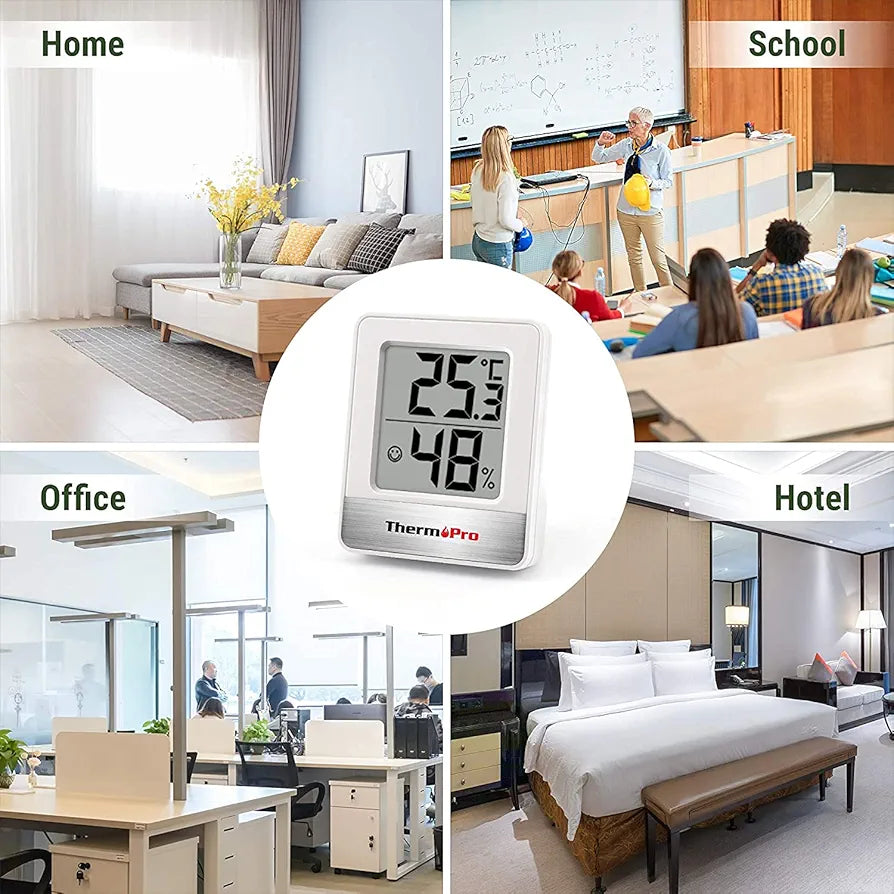 ThermoPro Pack of 3 Digital Room Thermometer Hygrometer Indoor