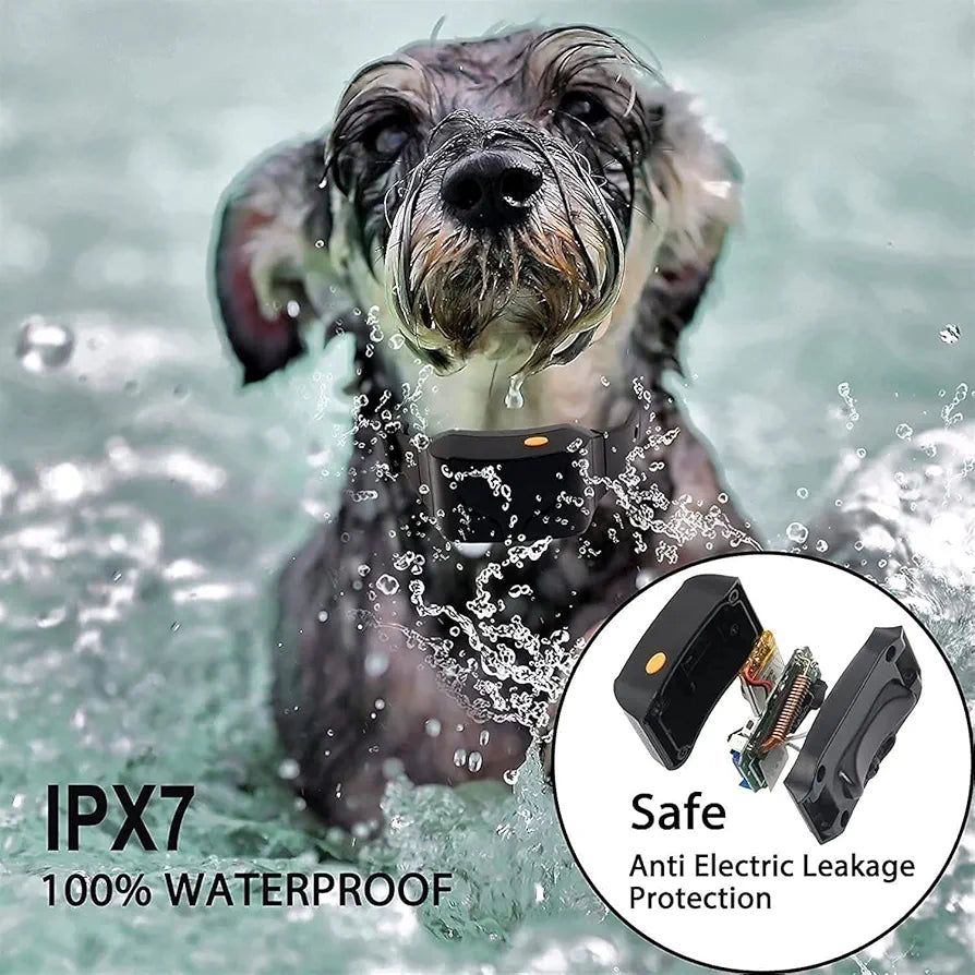 Collar for Dogs-Dog Training Shock Collar for Dogs with Vibration, Electric Shock, Beep,Rechargeable and Waterproof Remote Trainer E-Collar