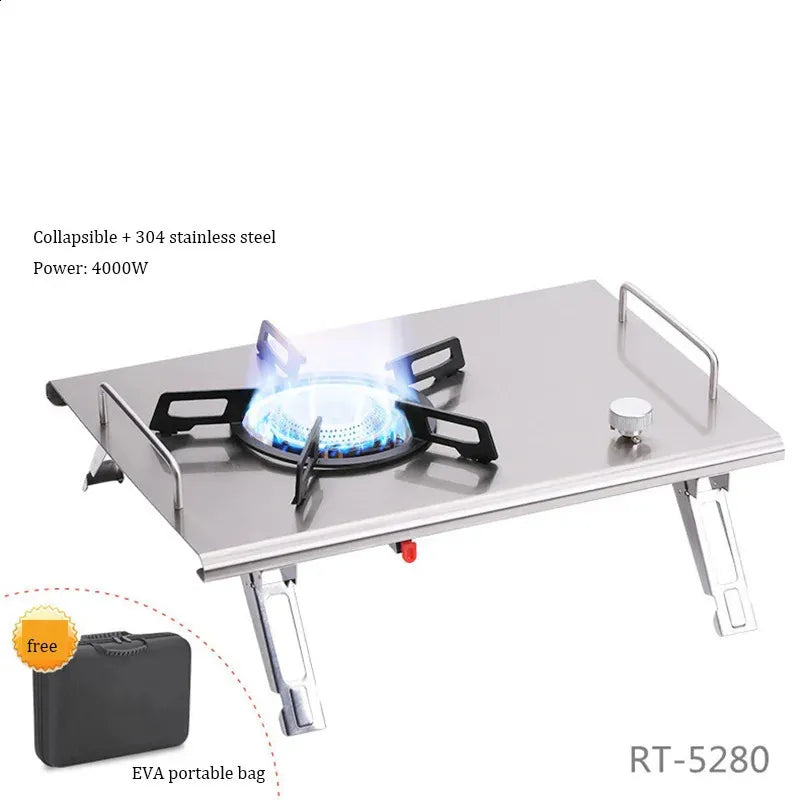 OTGS-528 The stove is built with a durable 304 stainless steel material that can withstand high temperaturesand anti rust