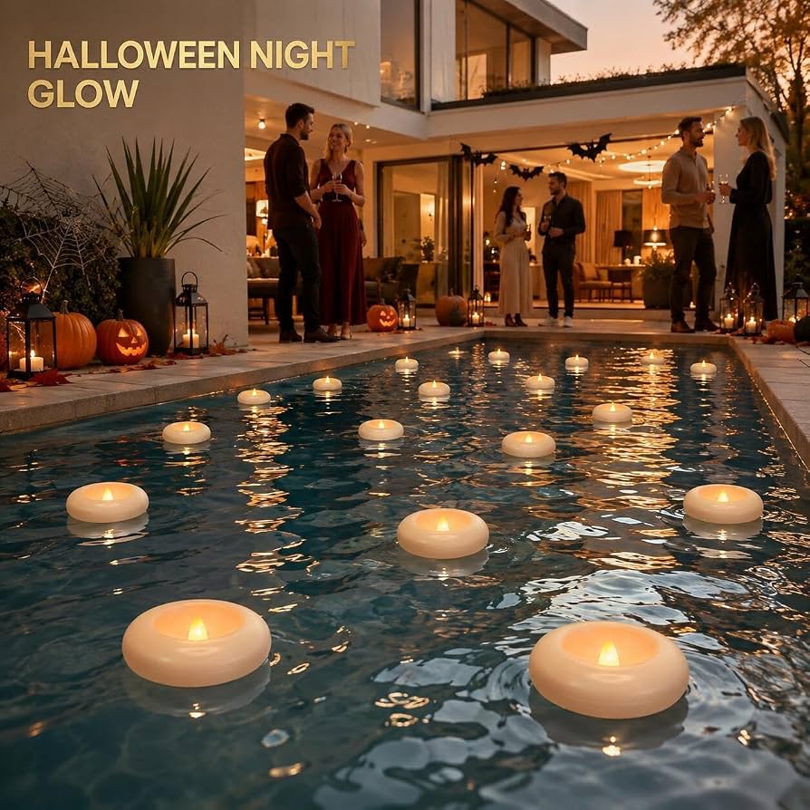 Flameless Water Floating LED Candles