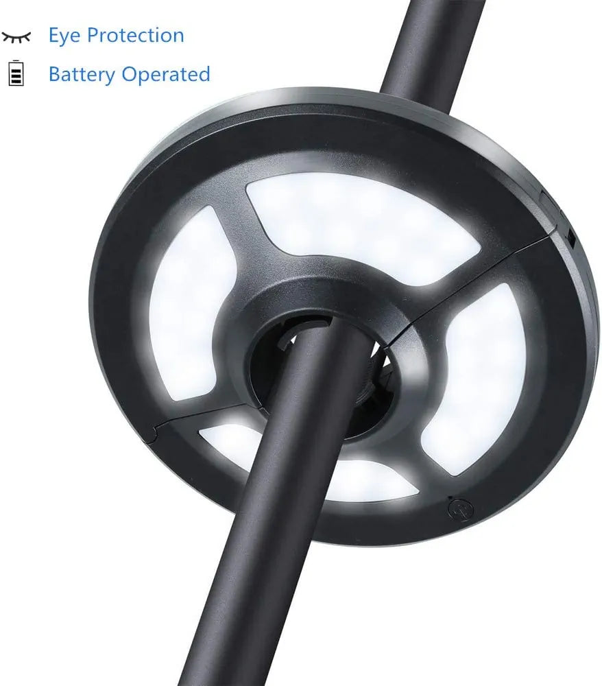 SUPERNIGHT 36 LED Umbrella Light, Wireless, 220 Lumens, White, 2 Modes, Battery/USB Operated