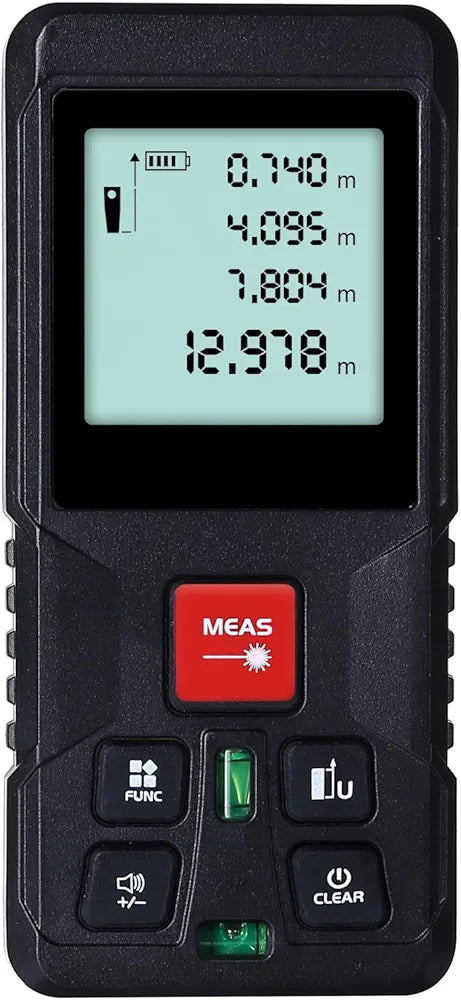 Laser Measure Device 120m with 2 Bubble Level