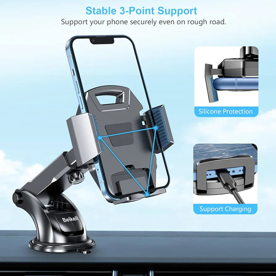 Beikell 360° Rotatable Mobile Car Phone Holder