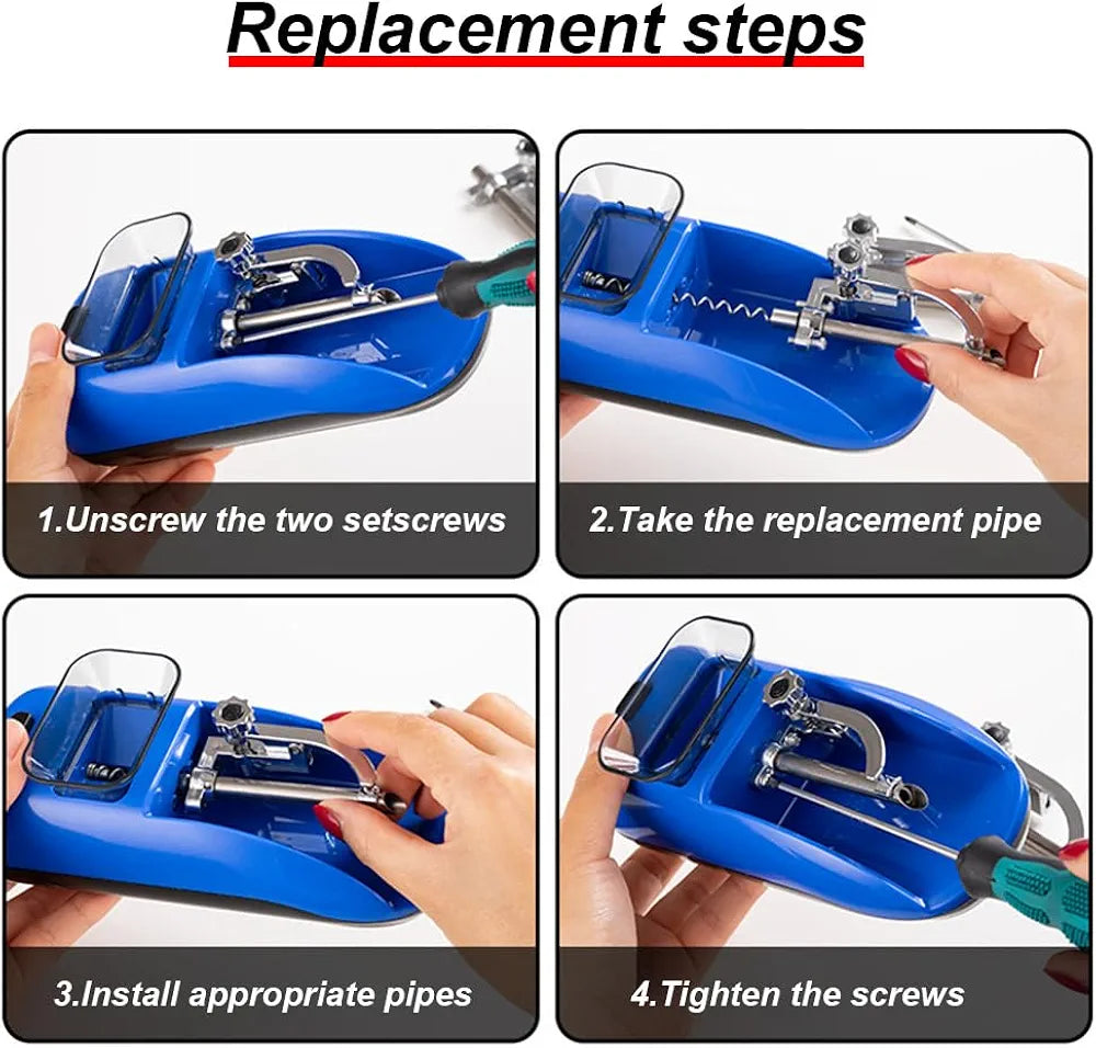 Electric Cigarette Rolling Machine, Automatic Cigarette Rolling Machine, Automatic Tobacco Roller Maker, Suitable for 8 and 6.5 MM Diameter Size Cigarette Paper Tube …
