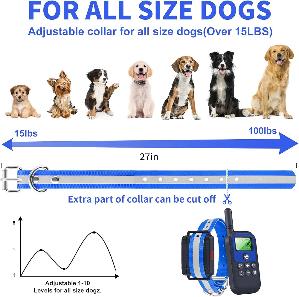 Nestling Rechargeable Remote Dog Training Collar