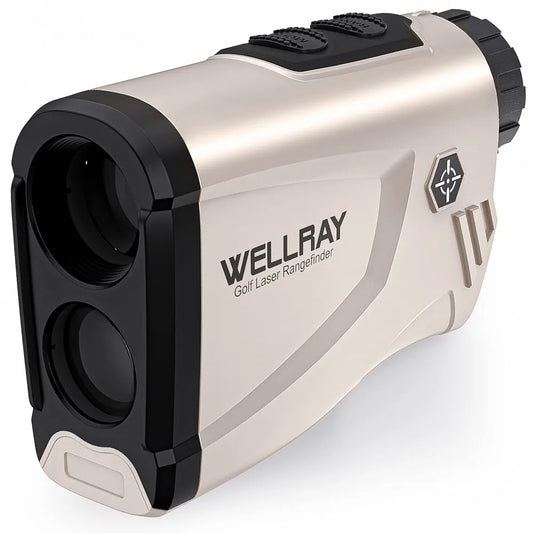 WELLRAY Golf Rangefinder, Laser Golf Rangefinder with Slope,650 Yards Rang Finder Devices with 6X Magnification & Flag Pole Locking Vibration Function, Range Finder for Golfing & Hunting,3 Modes