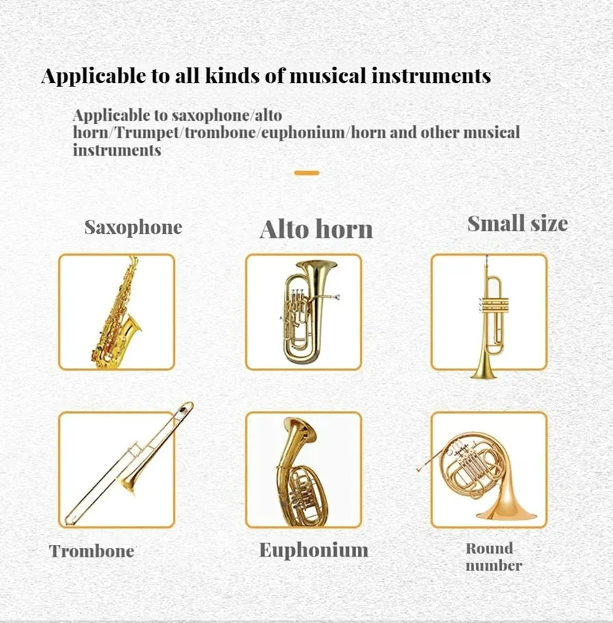 UHF Wireless Saxophone Microphone System Clip on Musical Instrument Wireless Receiver Transmitter for Saxophone Trumpet