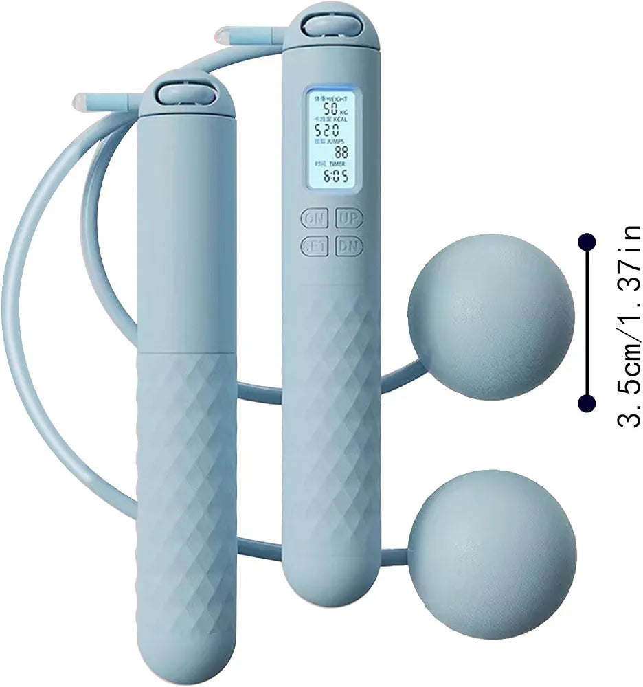 Cordless Jump Rope Rope Less Skipping Rope with Counter