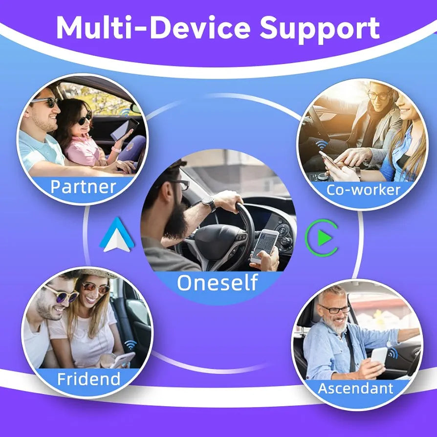 CarlinKit 5.0 Wireless CarPlay Adapter Converts Wired CarPlay to W ireless/Wired Android Auto to W ireless