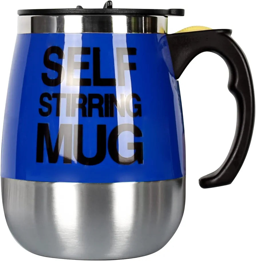 Self Stirring Mug 450ml Coffee Cup Stainless Steel Inner Automatic M ing Coffee Tea Hot Chocolate Milk Protein Shake for Home Office Travel AURH'