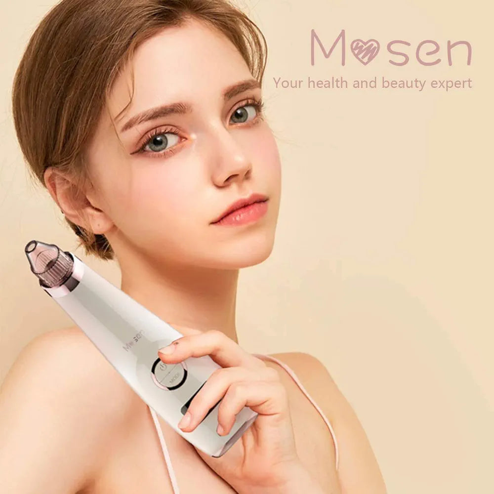 Mosen M1905 Blackhead Remover -Pink,5 Adjustable Level