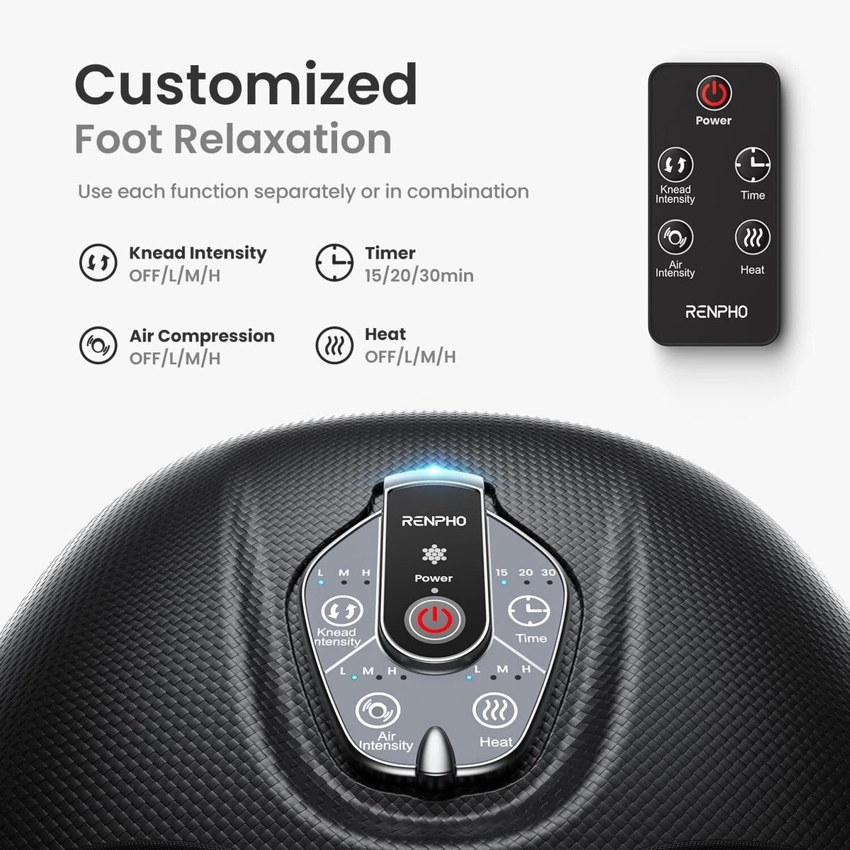 RENPHO foot massager Renpho Shiatsu Foot Massager Compact