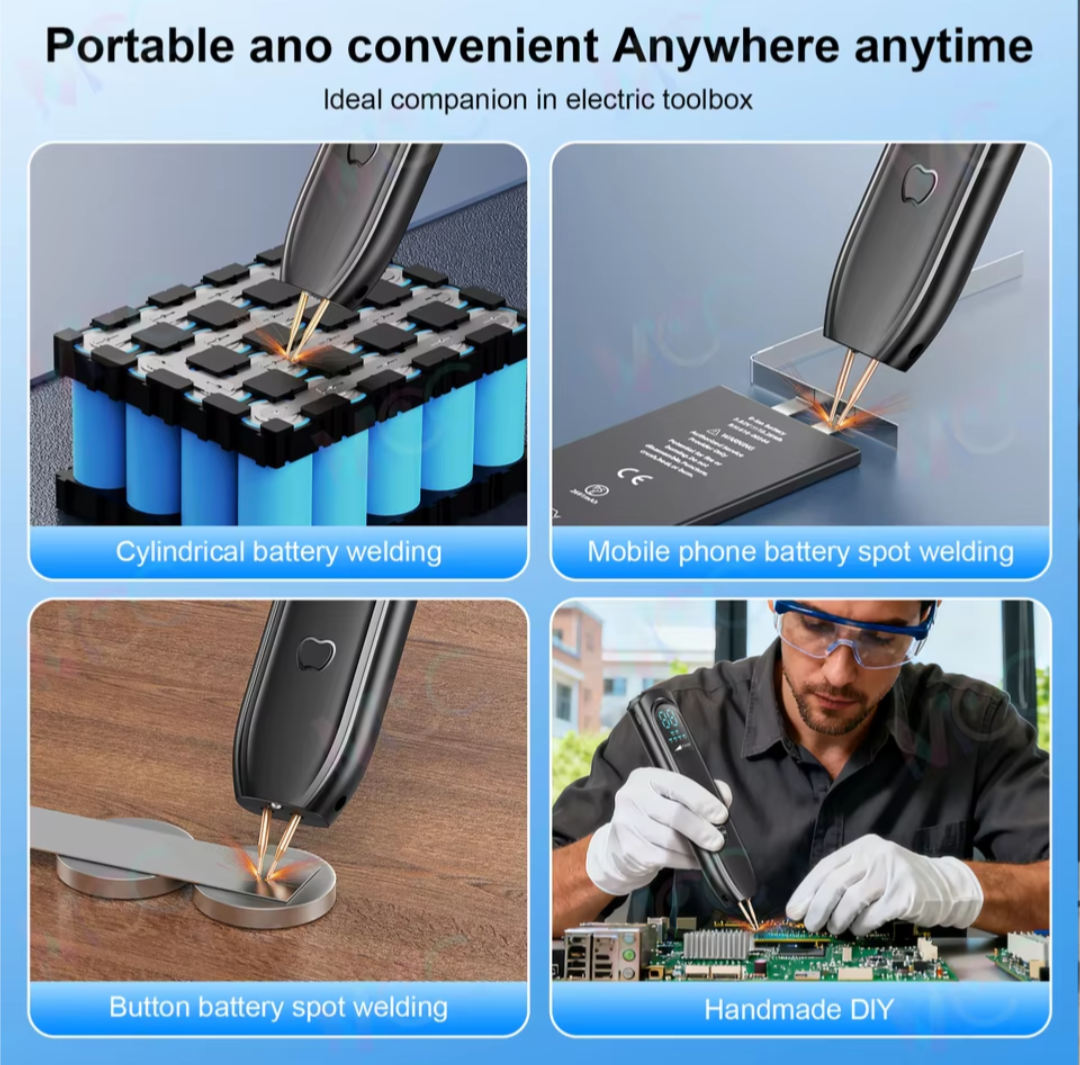 Handheld Portable Spot Welding Machine 11 Gear Adjustable