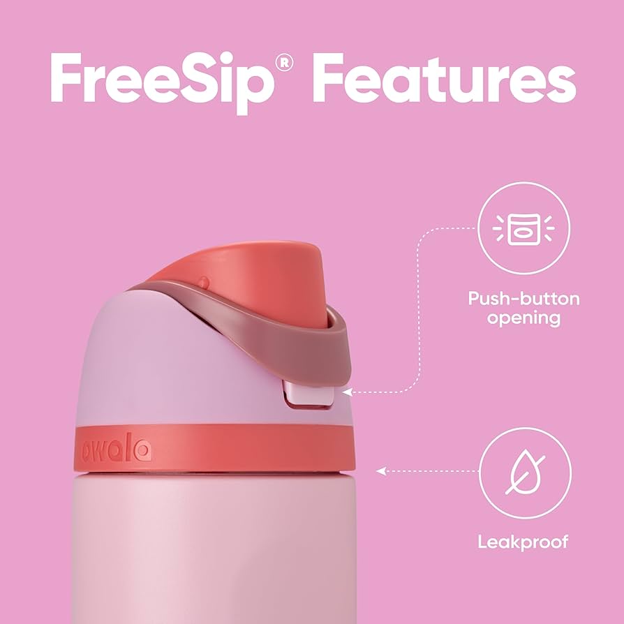 Owala FreeSip Insulated Stainless Steel Water Bottle with Straw